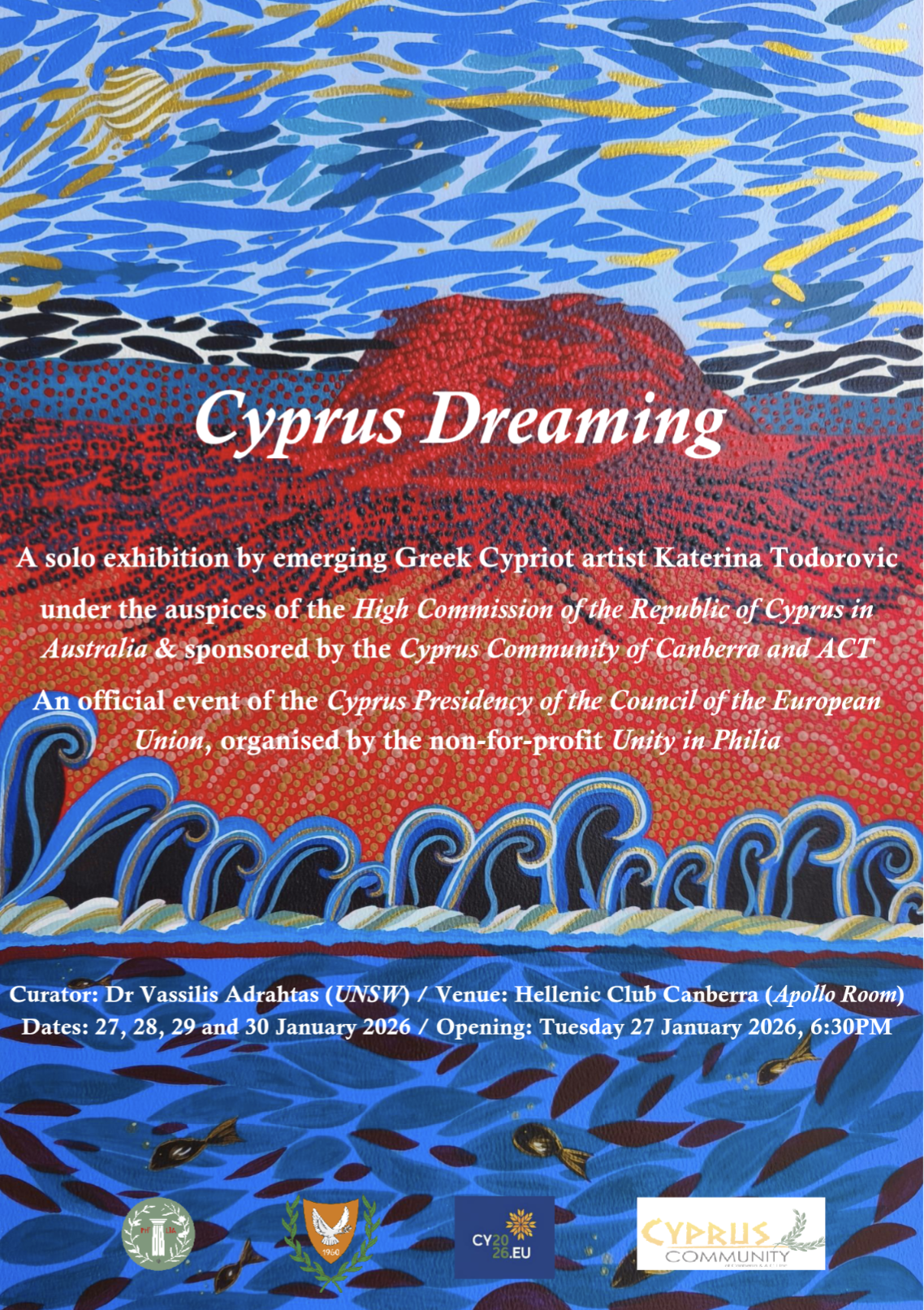 “Cyprus Dreaming” μία εικαστική γέφυρα μεταξύ της ελληνικής και αυτόχθονης τέχνης
